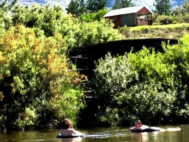 Alison's cabin from river